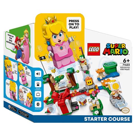 adventures with peach starter course|lego mario peach starter course.